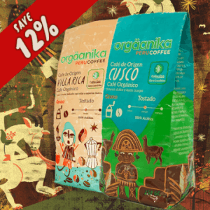 2 Pack Cusco & Villa Rica Organic Coffee – Whole Bean