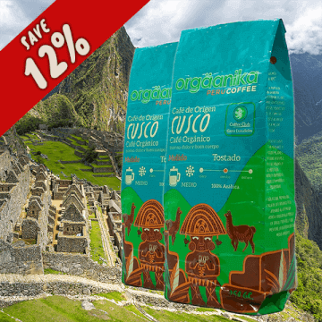 2 Pack Cusco Organic Coffee - Medium Ground