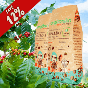 2 Pack Villa Rica Organic Coffee - Whole Bean