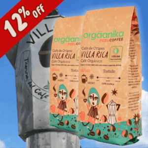 2 Pack Villa Rica Organic Coffee - Medium Ground