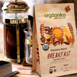 New Breakfast Blend (Peru) Specialty Organic Coffee | Ground |12 oz.