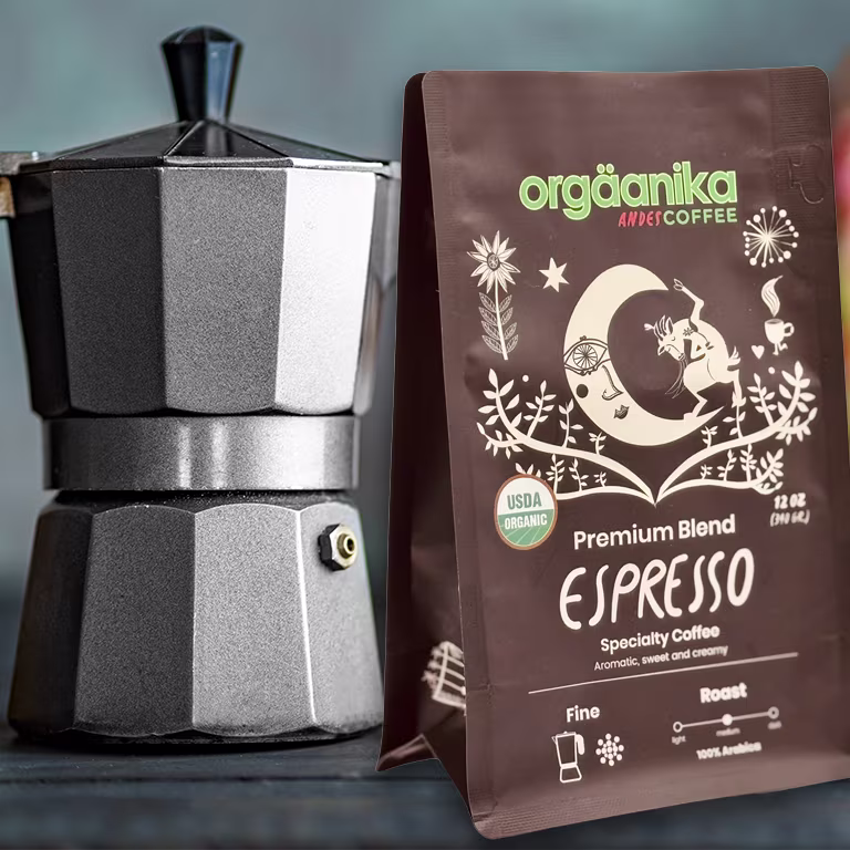 New Espresso Blend (Peru) Specialty Organic | Ground |12 oz.